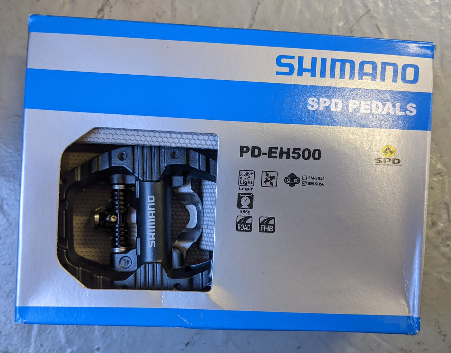 Shimano Pedal PD-EH500 SPD w/ cleats (SM-SH56)
