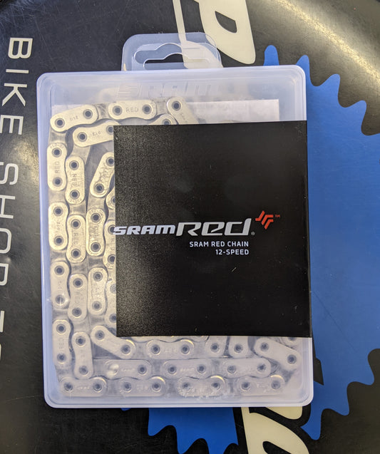 SRAM RED AXS Chain - 12-Speed, 114 Links, Flattop, Silver