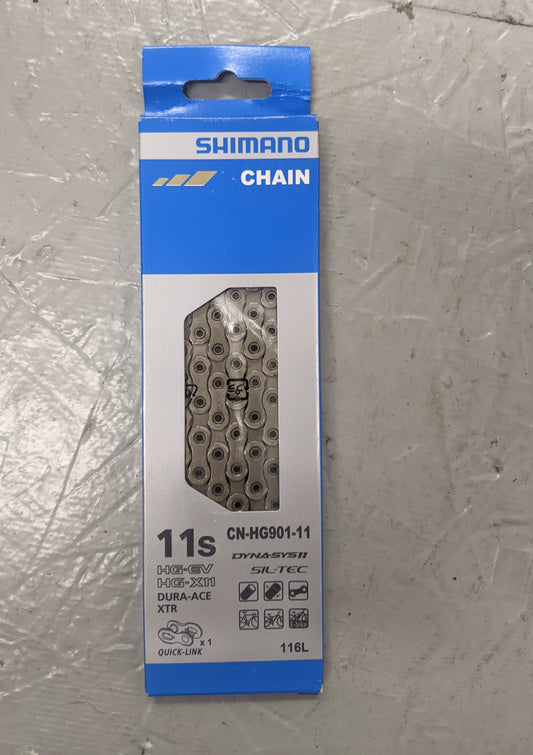 Shimano Dura-Ace CN-HG901-11 Chain - 11-Speed, 116 Links, Silver