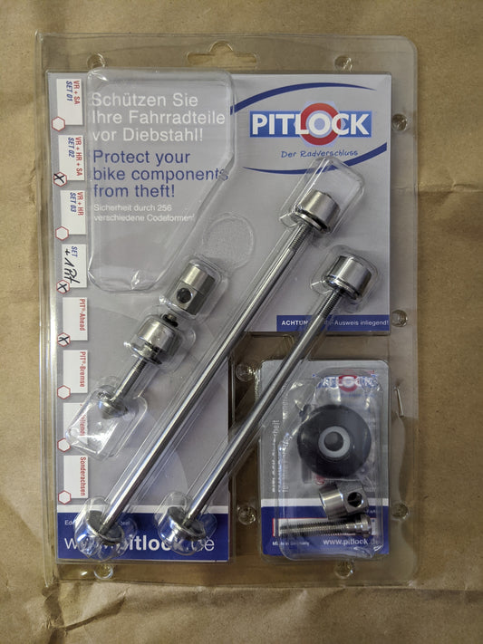 PitLock Locking Skewers 4 Pack (Black top)