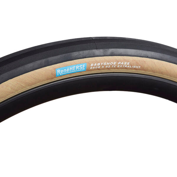 Rene Herse 650B x 42 Babyshoe Pass TC Tire - Endurance (dark tan)